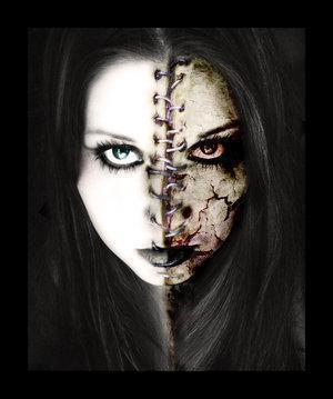 2 face !!femme goth !!